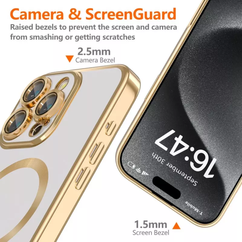 Tech-Protect MagFlex iPhone 16 Pro kulta