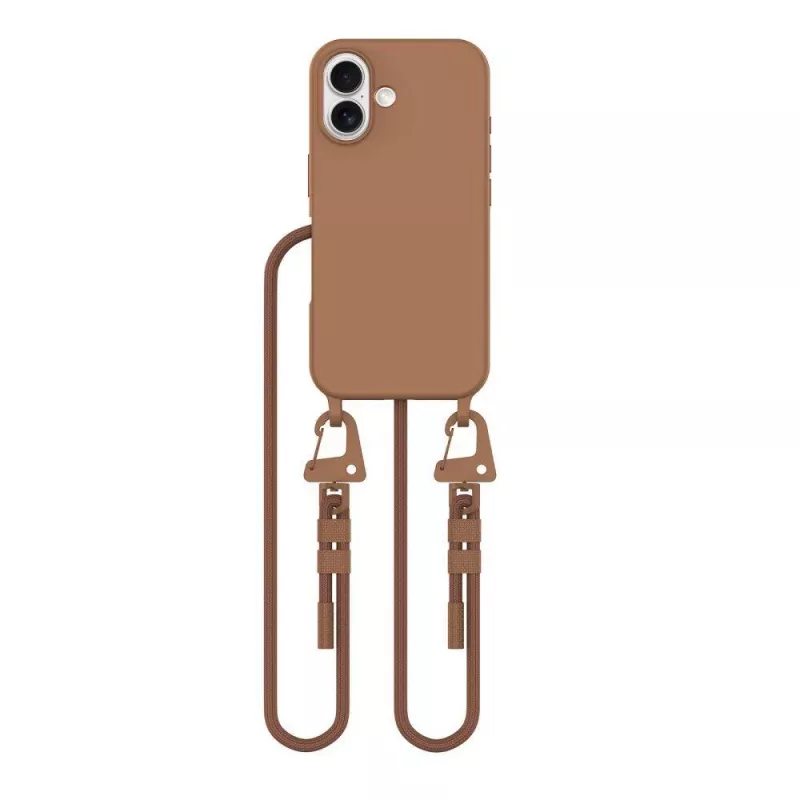 Tech-Protect Magnecklace MagSafe iPhone 16 Chocolate Brown