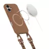 Tech-Protect Magnecklace MagSafe iPhone 16 Chocolate Brown