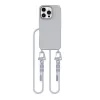 Tech-Protect Magnecklace MagSafe -puhelinranneke iPhone 16 Pro Max harmaa