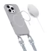 Tech-Protect Magnecklace MagSafe -puhelinranneke iPhone 16 Pro Max harmaa