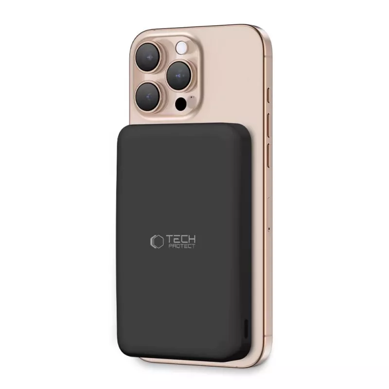 TECH-PROTECT PB24 LIFEMAG QI2 MAGSAFE -VARAVIRTALÄHDE 10000MAH MUSTA