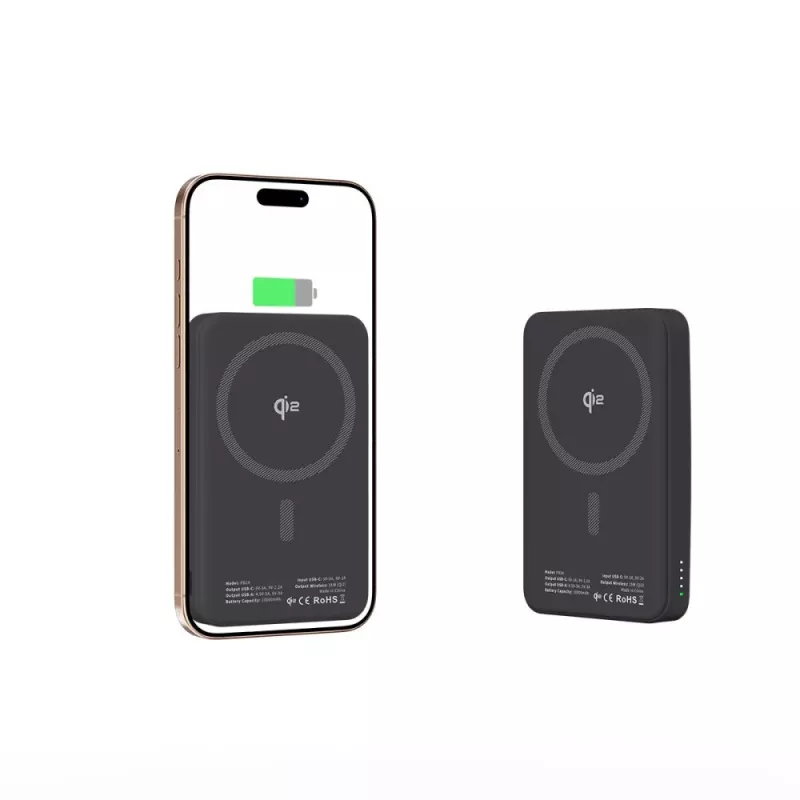 TECH-PROTECT PB24 LIFEMAG QI2 MAGSAFE -VARAVIRTALÄHDE 10000MAH MUSTA