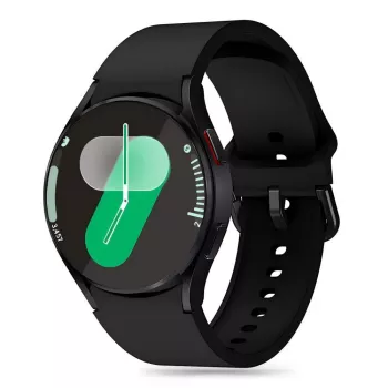 TECH-PROTECT silikoni Samsung Galaxy Watch 4 / 5 / 5 Pro / 6 / 7 / FE musta