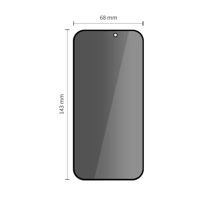 TECH-PROTECT Quick Set Spy+ Privacy karkaistu lasi -näytönsuojus Apple iPhone 12 / iPhone 12 Pro (2 kpl:n pakkaus)