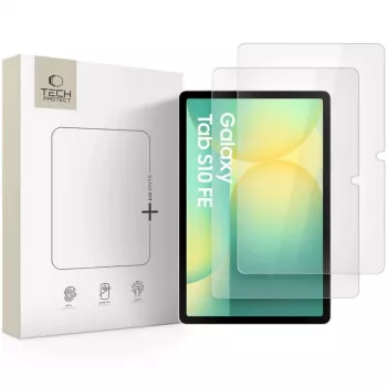 Tech-Protect Glass Fit+ karkaistu lasi -näytönsuojakalvo Samsung Galaxy Tab S7/S8/S9 11.0 / S9 FE/S10 FE 10.9 - läpinäkyvä (2 kpl:n pakkaus)