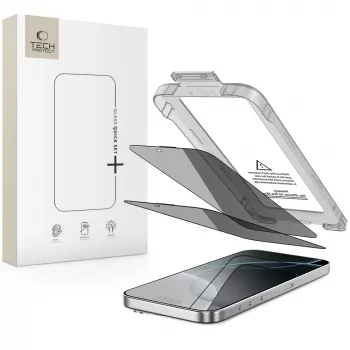 TECH-PROTECT Quick Set Spy+ Privacy -näytönsuojus 2 kpl:n pakkaus Apple iPhone 16 Pro