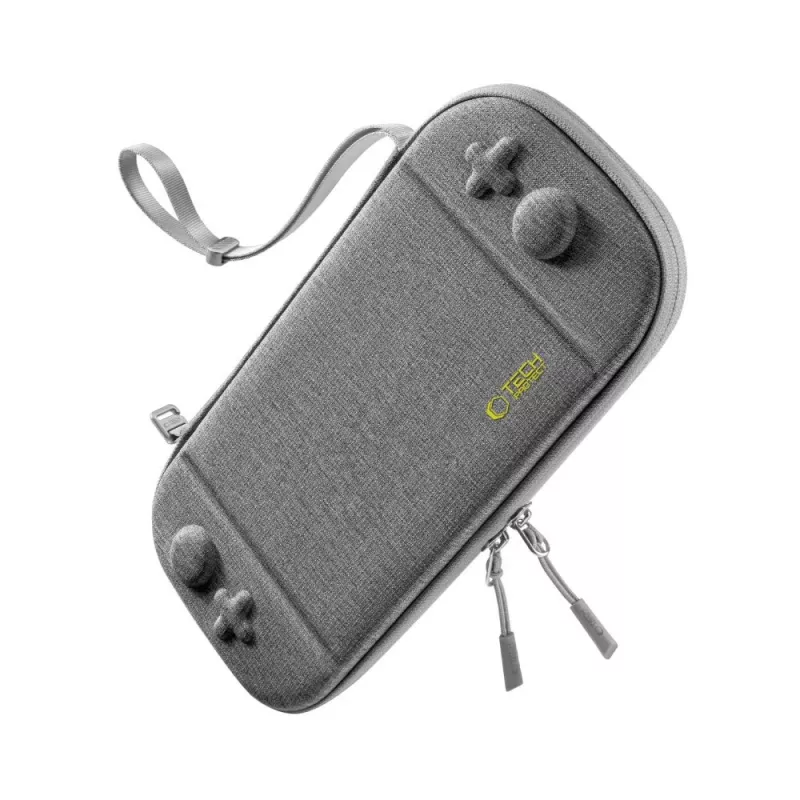 TECH-PROTECT Slim Pouch Nintendo Switch 2, tummanharmaa