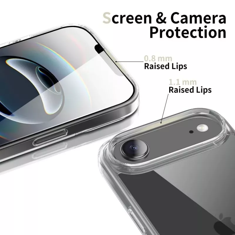 Tech-Protect Flexair Hybrid iPhone 17 Air läpinäkyvä