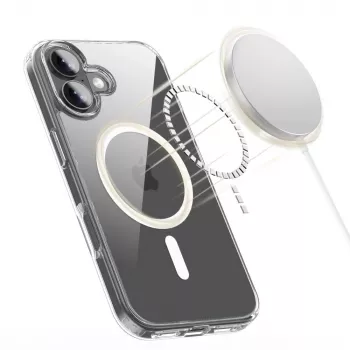 Tech-Protect Flexair Hybrid MagSafe iPhone 17 läpinäkyvä