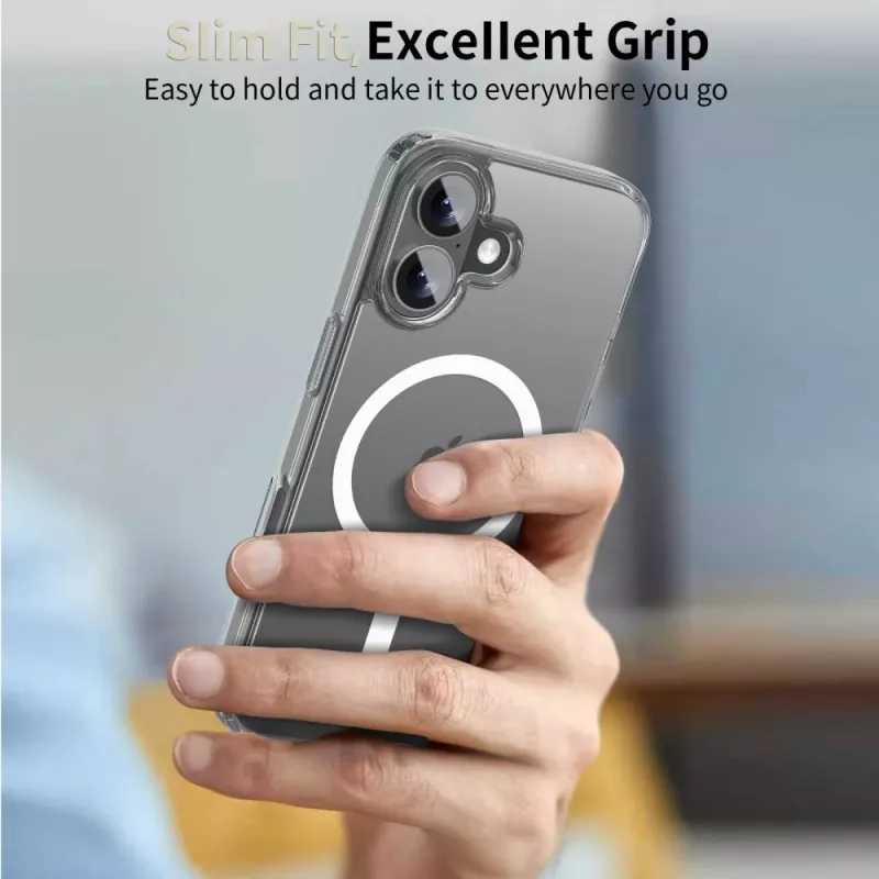 Tech-Protect Flexair Hybrid MagSafe iPhone 17 läpinäkyvä