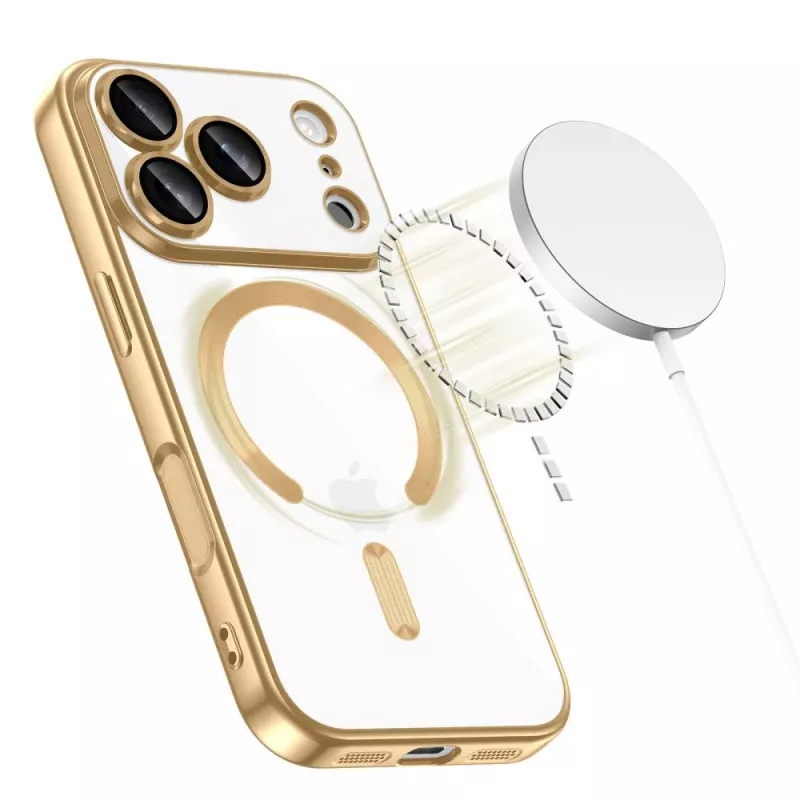 Tech-Protect MagFlex MagSafe kuori Apple iPhone 17 Pro, kiiltävänkulta