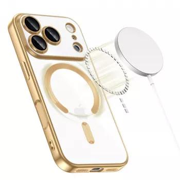 Tech-Protect MagFlex MagSafe kuori Apple iPhone 17 Pro Max, kiiltävänkulta