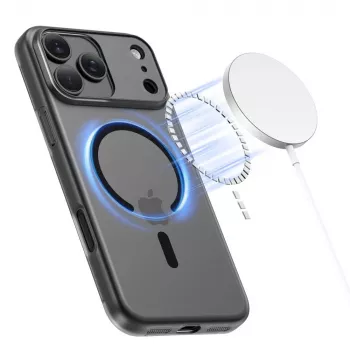 Tech-Protect MagSlim MagSafe iPhone 17 Pro Max mattamusta takakuori