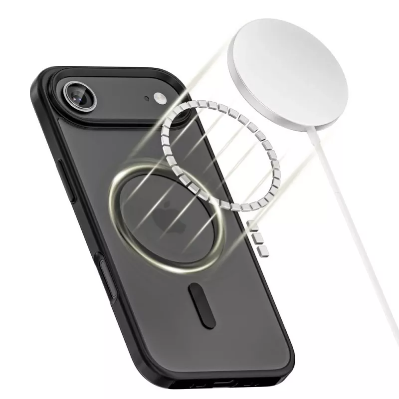 Tech-Protect Magmat MagSafe iPhone 17 Air mattamusta takakuori