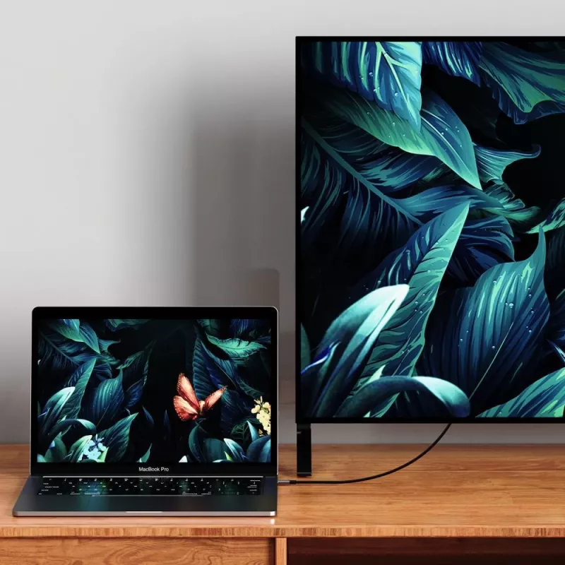 Tech-Protect UltraBoost USB-C - HDMI 2.0 -kaapeli 4K 60Hz 180 cm musta