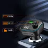 Tech-Protect CC07 3-porttinen autolaturi PD 54W + FM-lähetin Bluetooth musta