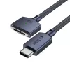 TECH-PROTECT MMC01 ULTRABOOST Magneettinen MacBook-kaapeli USB-C–MagSafe 3 140W 2 m Midnight Blue