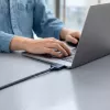 TECH-PROTECT MMC01 ULTRABOOST Magneettinen MacBook-kaapeli USB-C–MagSafe 3 140W 2 m Midnight Blue