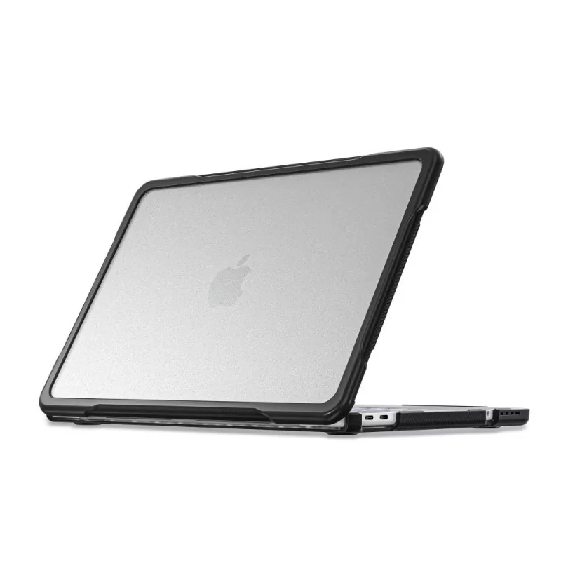 Tech-Protect Velar MacBook Neo 13 2026 kovakuori musta/mattaläpinäkyvä