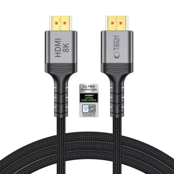 TECH-PROTECT ULTRABOOST KAAPELI HDMI 2.1 4K 120HZ / 8K 60HZ 200CM MUSTA