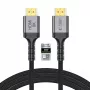 TECH-PROTECT ULTRABOOST KAAPELI HDMI 2.1 4K 120HZ / 8K 60HZ 200CM MUSTA