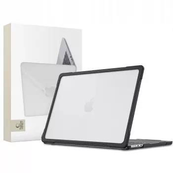 Tech-Protect Velar MacBook Air 13 M2-M5 2023-2026 musta/mattaläpinäkyvä