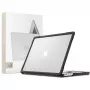 Tech-Protect Velar kova kuori MacBook Pro 14 tuuman M1-M5 Pro/M5 Pro Max 2021-2026, musta/mattaläpinäkyvä