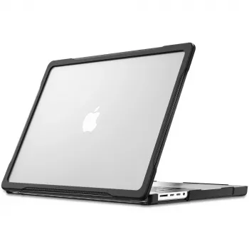 TECH-PROTECT VELAR MacBook Pro 16 M1-M5 / M5 Pro / M5 Pro Max 2021-2026 musta/mattaläpinäkyvä