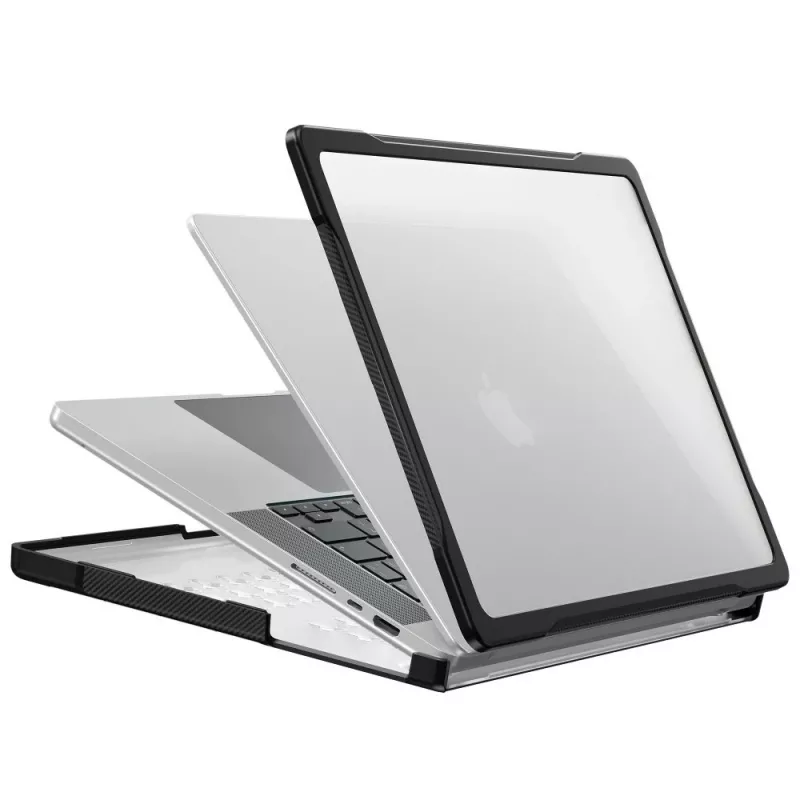 TECH-PROTECT VELAR MacBook Pro 16 M1-M5 / M5 Pro / M5 Pro Max 2021-2026 musta/mattaläpinäkyvä