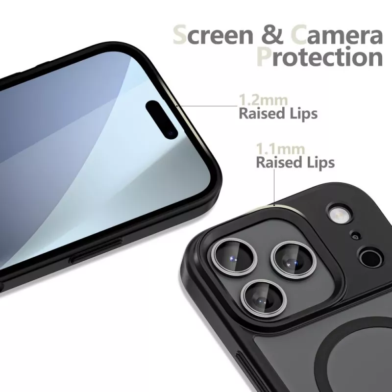 TECH-PROTECT MAGMAT XT 4-SARJA MAGSAFE IPHONE 17 PRO MAX MATTAMUSTA