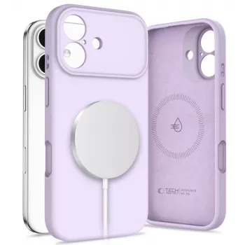 Tech-Protect silikoni MagSafe -kuori Apple iPhone 17 - mauve