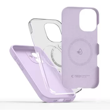 Tech-Protect silikoni MagSafe -kuori Apple iPhone 17 - mauve