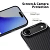 Tech-Protect Ion Carbon MagSafe -kuori iPhone 17 Air, musta/hopea