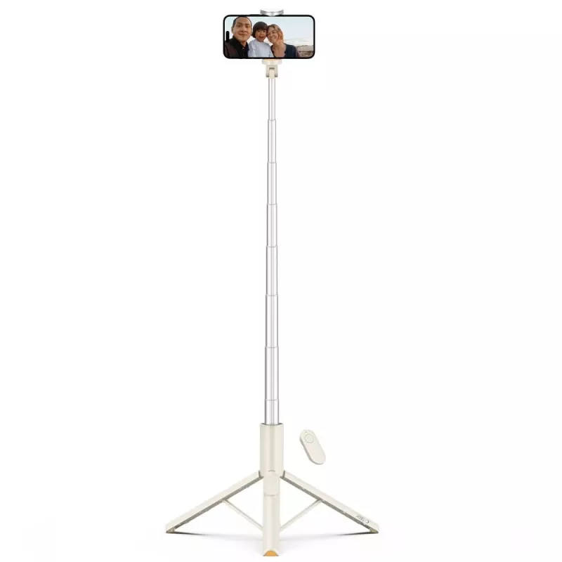 Tech-Protect L09S selfietikku jalusta beige