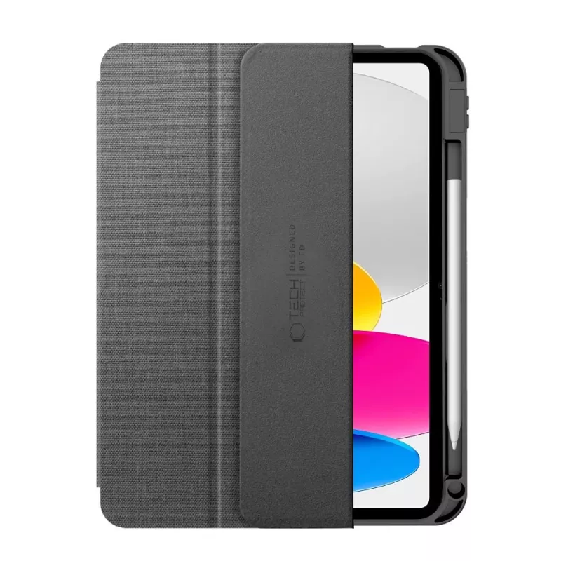 Tech-Protect SC Pen Canvas -kuori iPad 10,9 tuuman (10. sukupolvi, 2022) / iPad 11 tuuman (2025) - harmaa