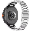 Tech-Protect ruostumaton teräsranneke Samsung Galaxy Watch 8 / Classic (40/44/46 mm) hopea