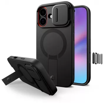 TECH-PROTECT KEVLAR AURA MAGSAFE IPHONE 17 MUSTA