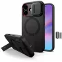 TECH-PROTECT KEVLAR AURA MAGSAFE IPHONE 17 MUSTA