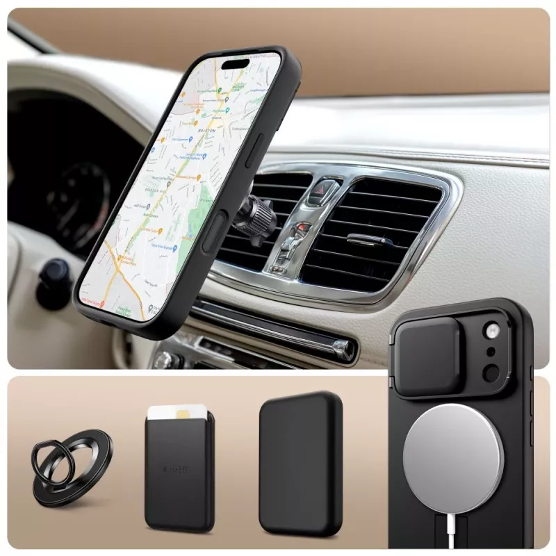 TECH-PROTECT KEVLAR AURA MAGSAFE IPHONE 17 PRO MUSTA
