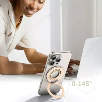 TECH-PROTECT MMR600 magneettinen MagSafe-puhelinrengas satiinikulta