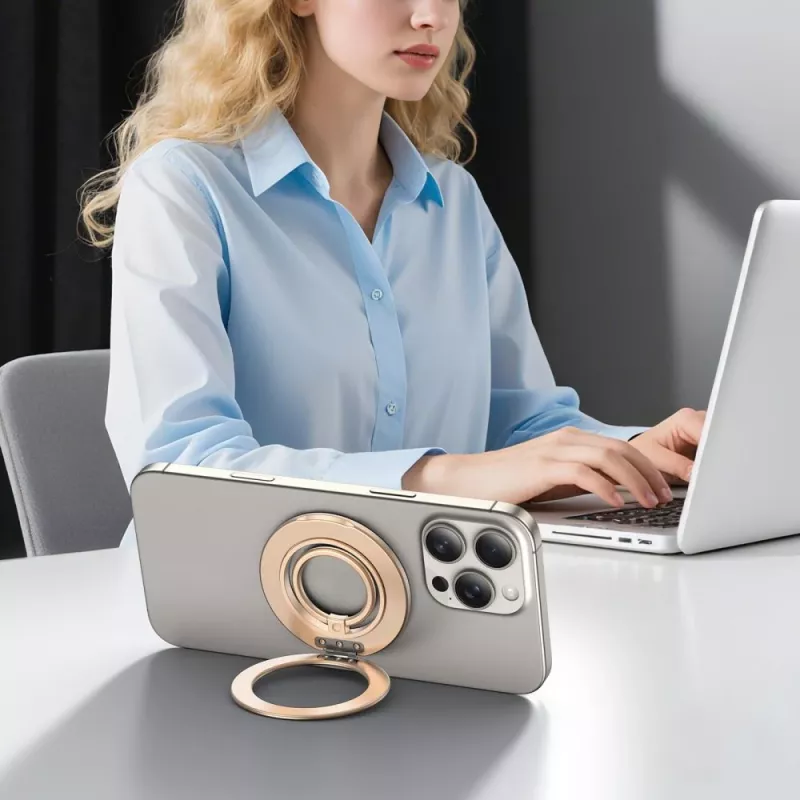 TECH-PROTECT MMR600 magneettinen MagSafe-puhelinrengas satiinikulta