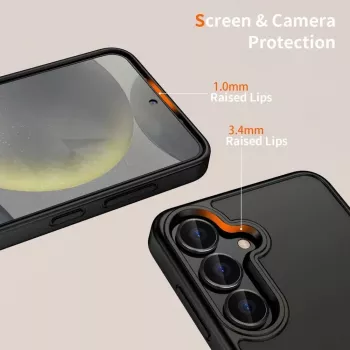 Tech-Protect Magmat -suojakuori Xiaomi Redmi 15 4G -puhelimelle, matta musta