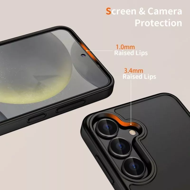 Tech-Protect Magmat -suojakuori Xiaomi Redmi 15 4G -puhelimelle, matta musta