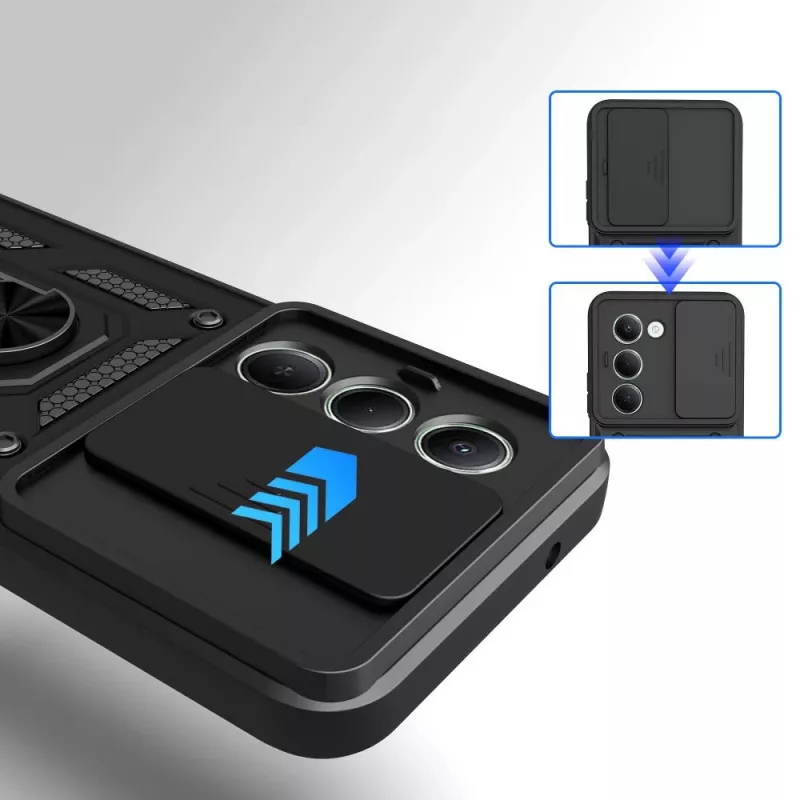 Tech-Protect Camshield Pro Xiaomi Redmi 15 4G / 5G musta