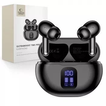 TECH-PROTECT ULTRABOOST TWS EARPHONE PRO G2 MUSTA