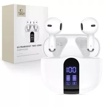 TECH-PROTECT ULTRABOOST TWS Earphone Core G2 valkoinen