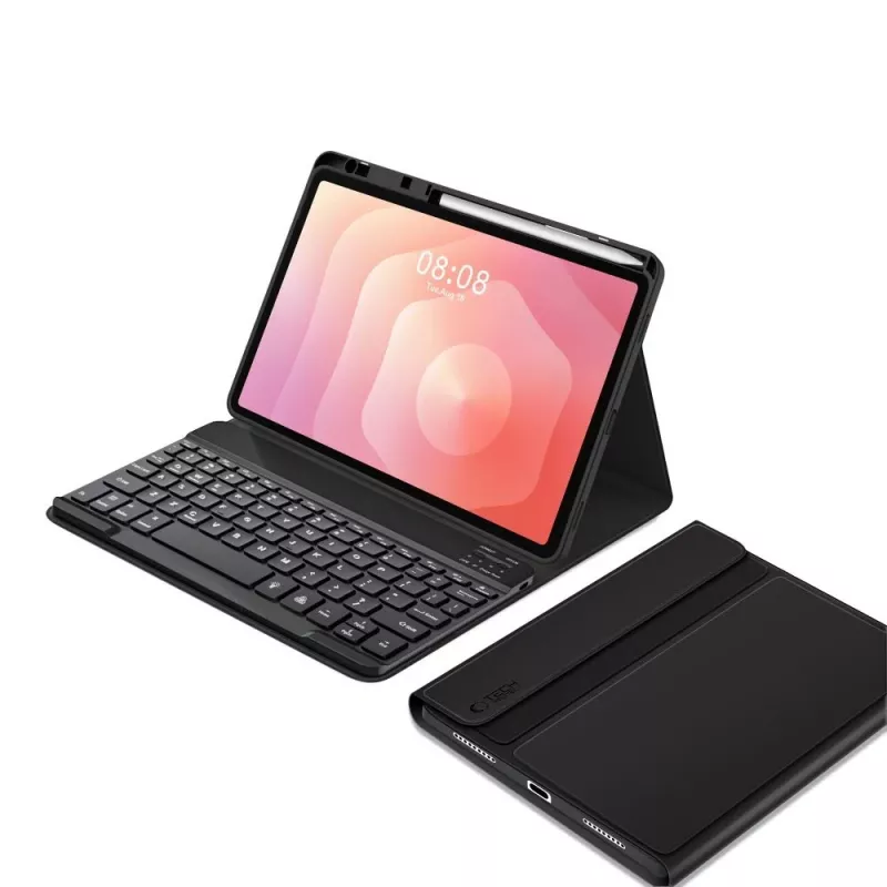 Tech-Protect SC PEN + KB Näppäimistökotelo Samsung Galaxy Tab S11 11.0 (X730/X736B) -tabletille, musta