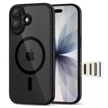 TECH-PROTECT MAGPEAK Magsafe CC iPhone 17 musta/kirkas