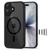 TECH-PROTECT MAGPEAK Magsafe CC iPhone 17 musta/kirkas